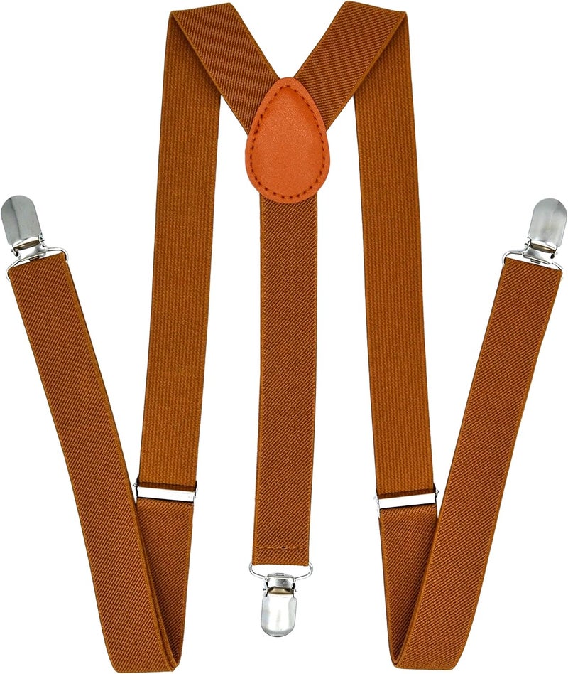 Trilece Suspenders for Men - Adjustable Elastic Mens Suspenders with Heavy Duty Strong Clips - Image 1