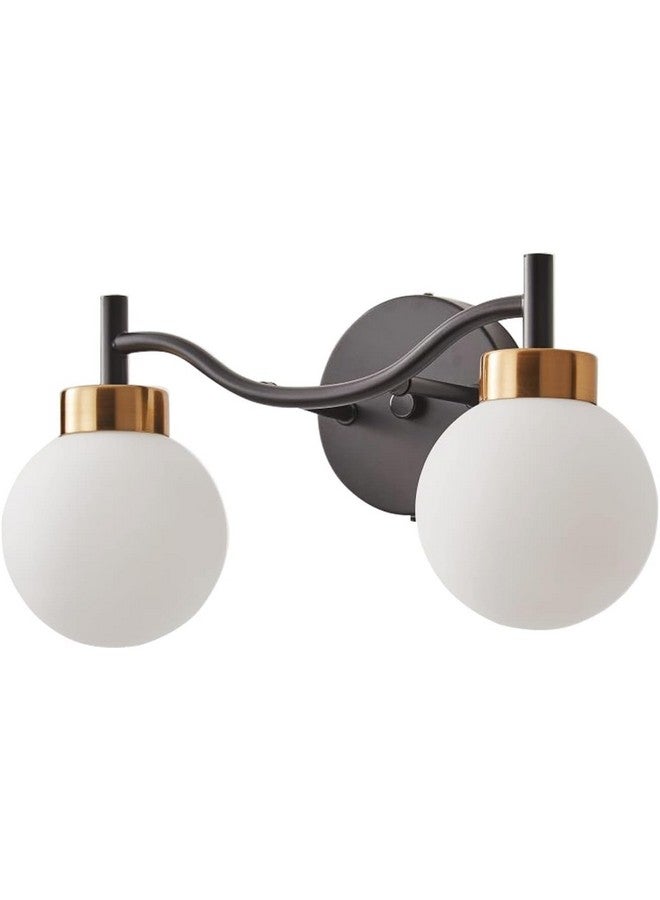 SINOMAN Wall Light for Living Room Modern/Wall Lamps for Bedroom/for Living Room/Wall Lights for Home Decoration/Bedside Wall lamp (Doom Glass Double, with Bulb) - Image 1