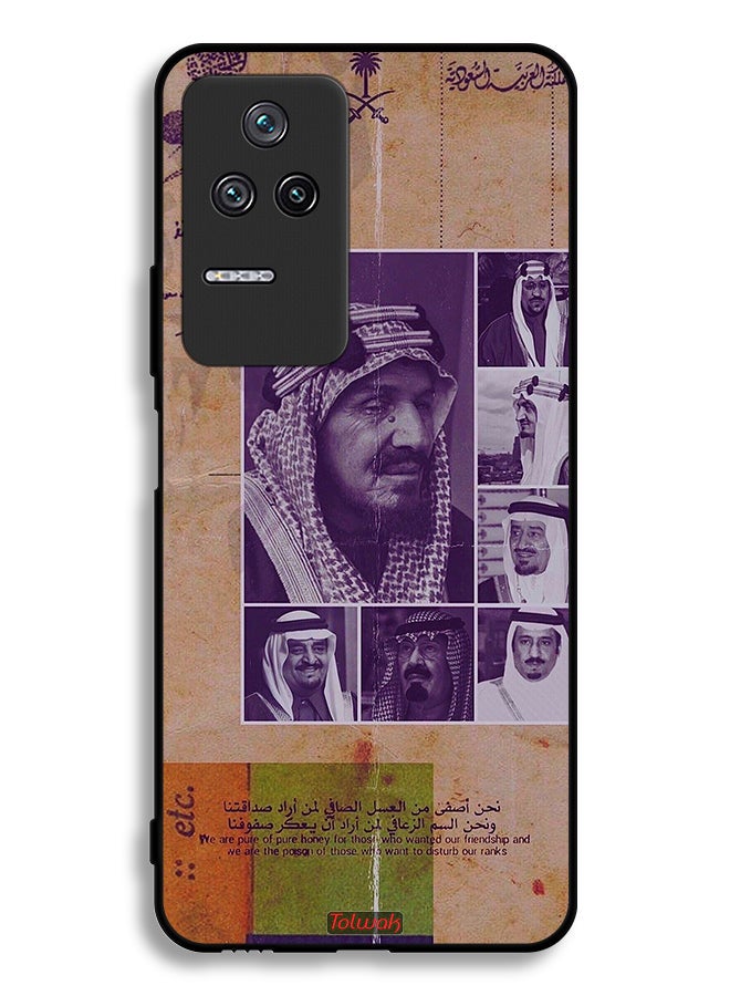 Tolwak Xiaomi Redmi K50 Protective Case Cover Saudi Kings Vintage Photos - Image 2
