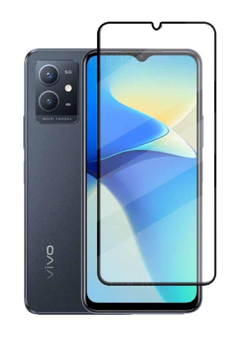 Super Tempered Glass Screen Protector 5D Designed For vivo Y30 5G Full Glue Edge to Edge Full Screen Coverage And Bubble Free - Image 1