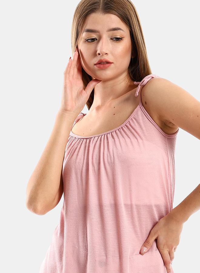 kady Jamila Women Knitted Wide Round Collar Tiered Casual Dress ,rose-XXL - Image 4