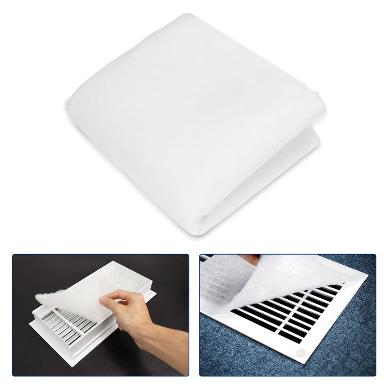 Wintcomfort Air Vent Filter Kit for Home with Installation Tape 20 W x 90 H Electrostatic Media Airduct Filter for AC Heating Registers Grilles HVAC More than 36 Filters per Pack