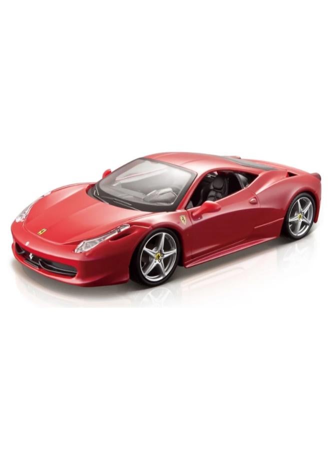 بوراجو نموذج سيارة فيراري 458 إيطاليا مصبوب بمقياس 1:24
