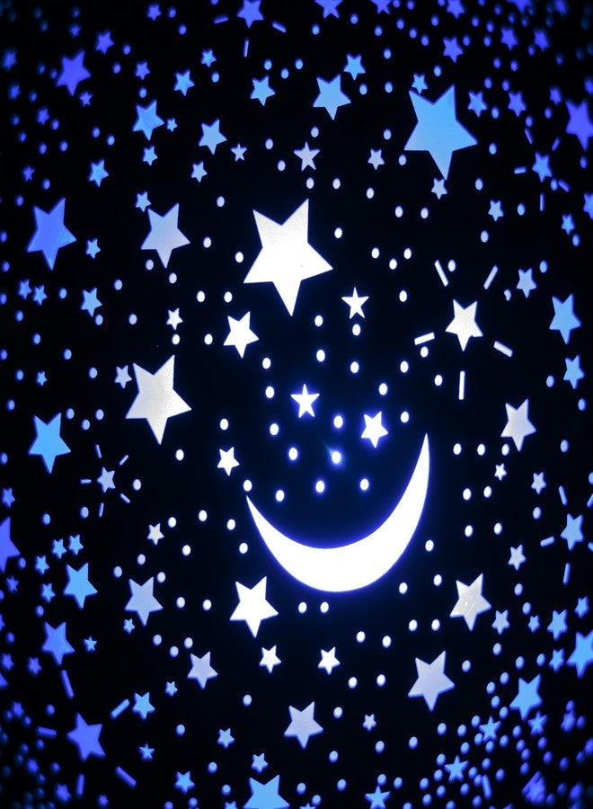Zadro LED Star Night Light for Kids Room Starlight Projector with Multi Color Starry Nights Globe and Variety of Sounds (8" Dia. by 5.5" Tall, Gray) - Image 4