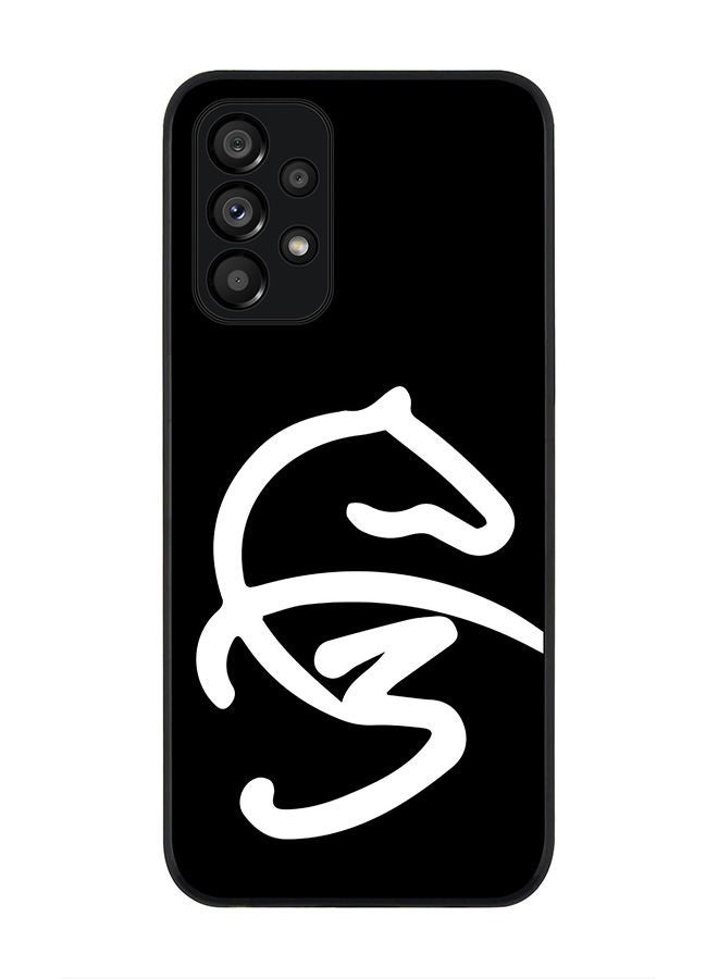 Stylizedd Rugged Black edge case for Samsung Galaxy A23 (LTE/4G) Slim fit Soft Case Flexible Rubber Edges Anti Drop TPU Gel Thin Cover -  Faz3 Style Black - Image 1