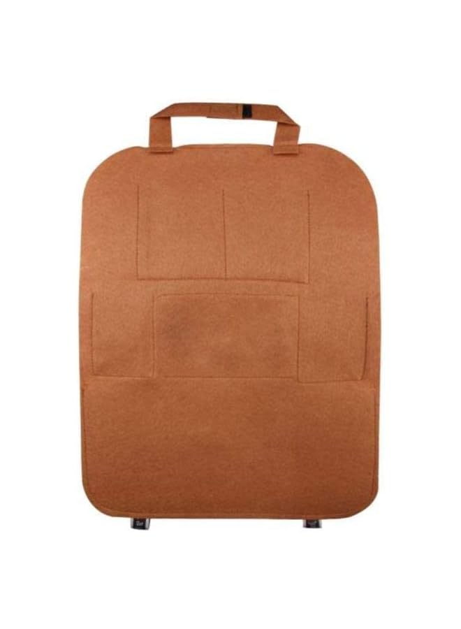 Generic Car Back Seat Organizer (Brown) 2 Piece - Image 2
