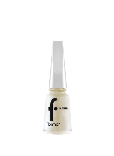 flormar Glitter Nail Enamel New - 12 White Pearl 12 White Pearl