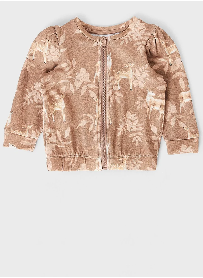NAME IT Kids Graphic Print Cardigan