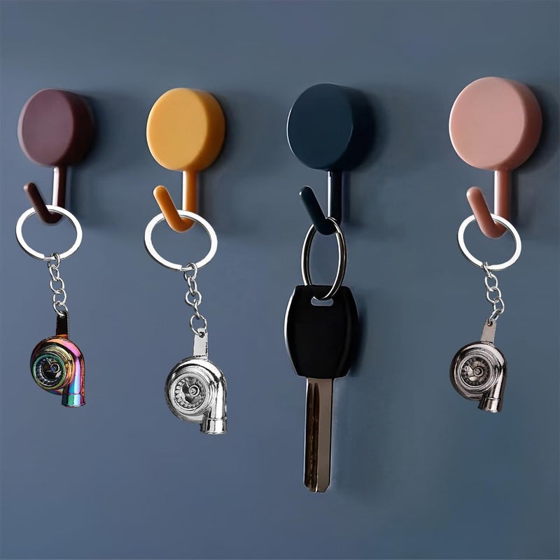 JNNJ Turbocharger Metal Keyfob - Polished Turbo Keychain with Spinning Design - Image 3