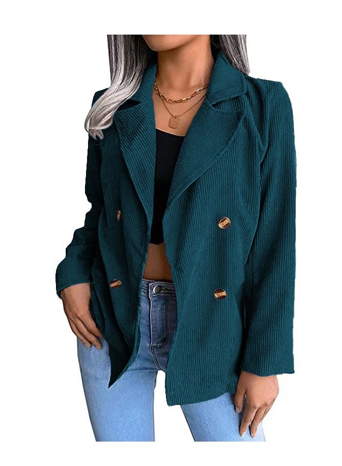 Women's New Fashion Simple Double Breasted Coat