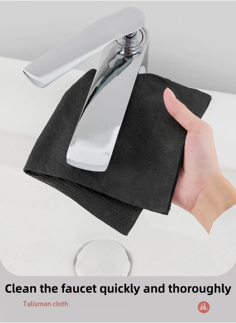 4 قطع من أقمشة التنظيف، أقمشة سحرية، لا تترك بقع ماء، يمكن استخدامها لتنظيف الأكواب والزجاج والسيارات، إلخ، بحجم 30*40 سم - Image 4