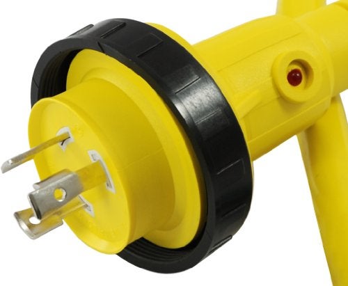 Conntek 17105-025RE Marine Shore Power 30 Amp Cordset with Light Indicator (Yellow, 25-Feet) - Image 2