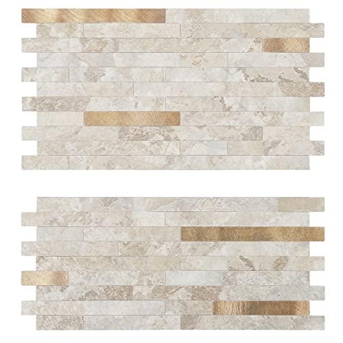 Midcard 20 Sheets Peel and Stick Backsplash PVC Wall Tile,for Kitchen Backsplash - Image 1
