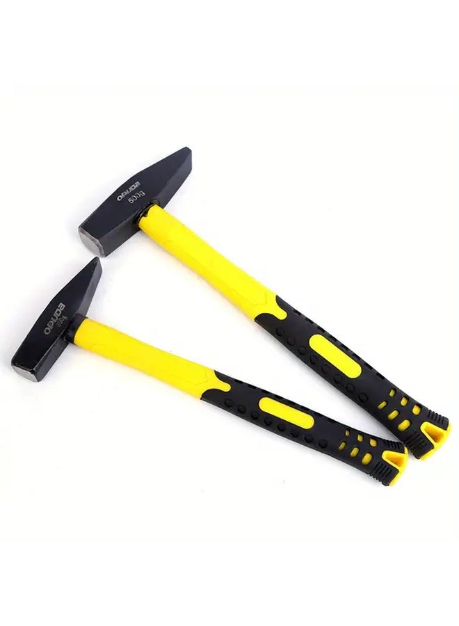 Flat Head Hammer With Ergonomic Plastic Coated Handle Durable Metal Construction 1pc - Image 3