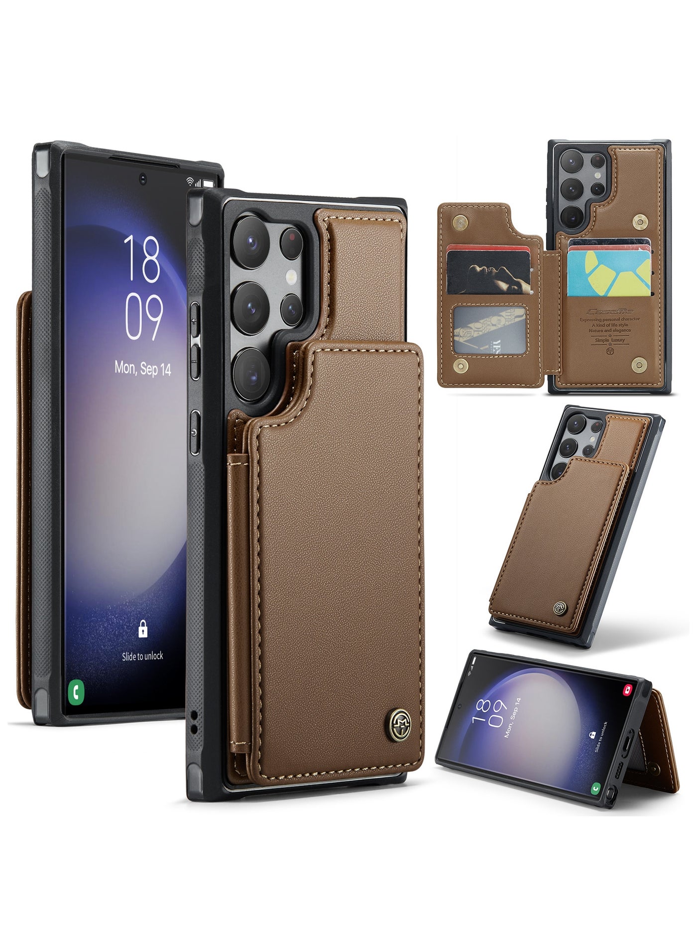 كيس مي Caseme Galaxy S23 Ultra Case leather