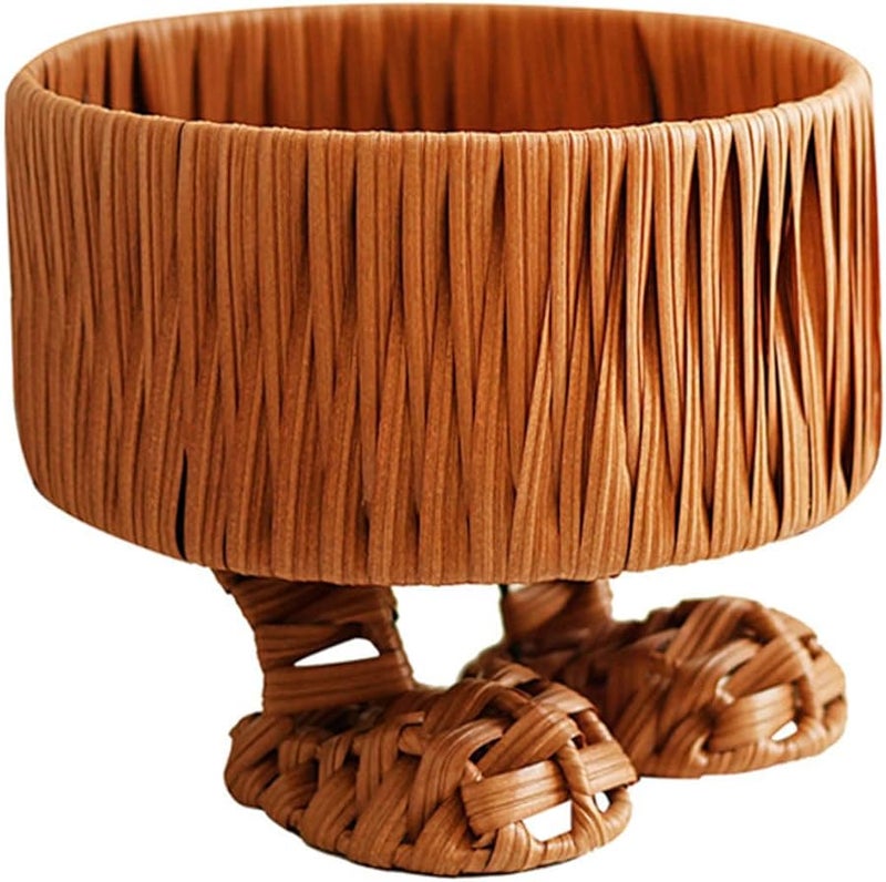 سلة يدوية كبيرة محاكاة للقدمين متعددة الأغراض لتنظيم الملابس والمناشف - Image 2