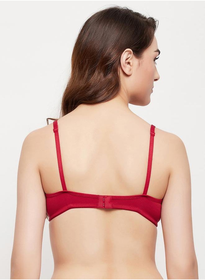 Clovia Clovia Women Pack of 3 Non-Padded Non-Wired Full Coverage Plain Bra  - Image 5