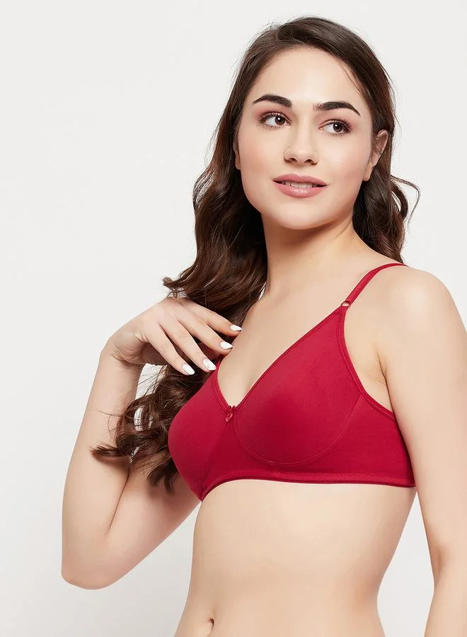 Clovia Clovia Women Pack of 3 Non-Padded Non-Wired Full Coverage Plain Bra