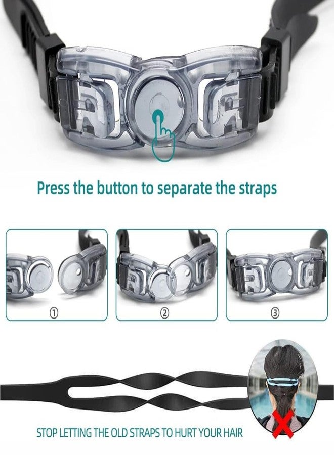 First Lens Powerless Swimming Goggle with Earplug, Square design Swimming cap Men & Women 02 - Image 3