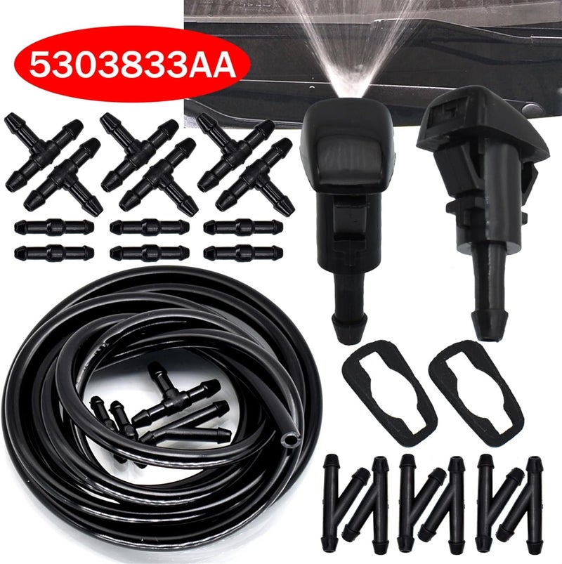 DEMULAX Windshield Wiper Washer Nozzle Hose Kit - Image 2