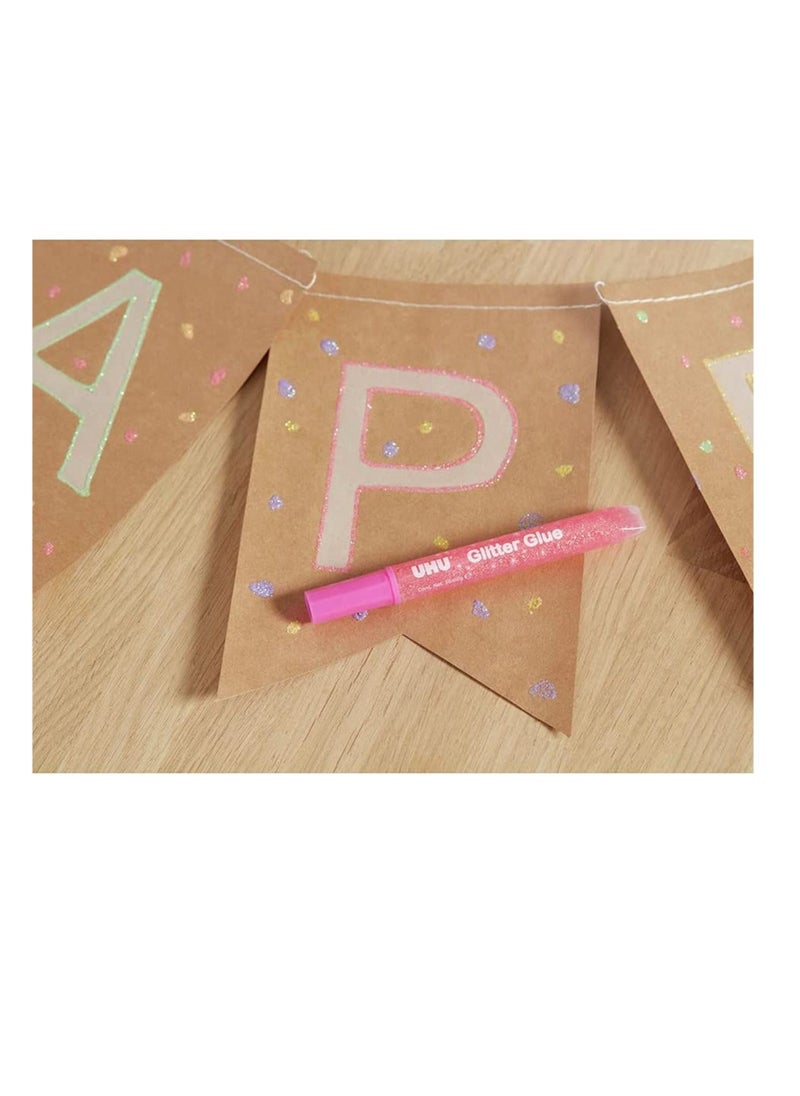 UHU 6-Piece Glitter Glue For Craft  - Image 2