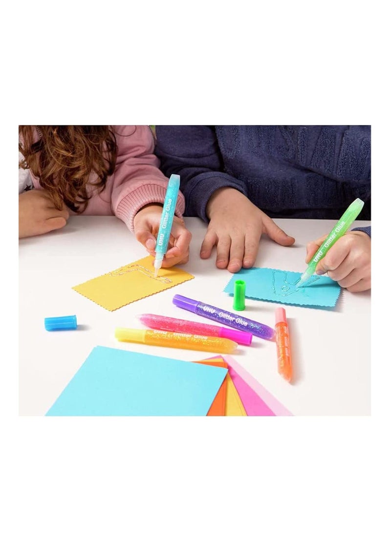 UHU 6-Piece Glitter Glue For Craft  - Image 3