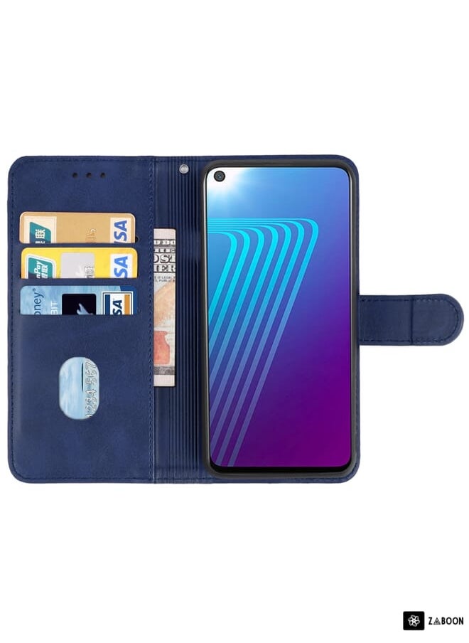 For Infinix Note 7 Lite Leather Phone Case(Blue)