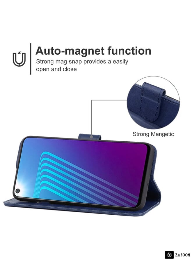 For Infinix Note 7 Lite Leather Phone Case(Blue)