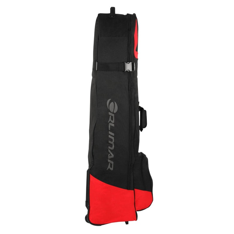 Orlimar 6.0 Deluxe Golf Travel Bag with Wheels - Black/Red - Image 3