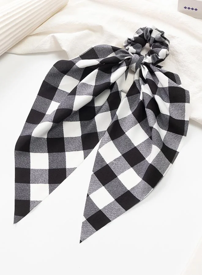Take Two  Checkered Bow Hair Tie for Women | Best Price UAE