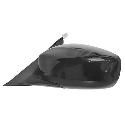 TRQ Driver Side Mirror Assembly Electric Adjustment Heated Memory Black Compatible with 2008-2013 INFINITI G37 2014-2015 Q60 IN1320114 - Image 4