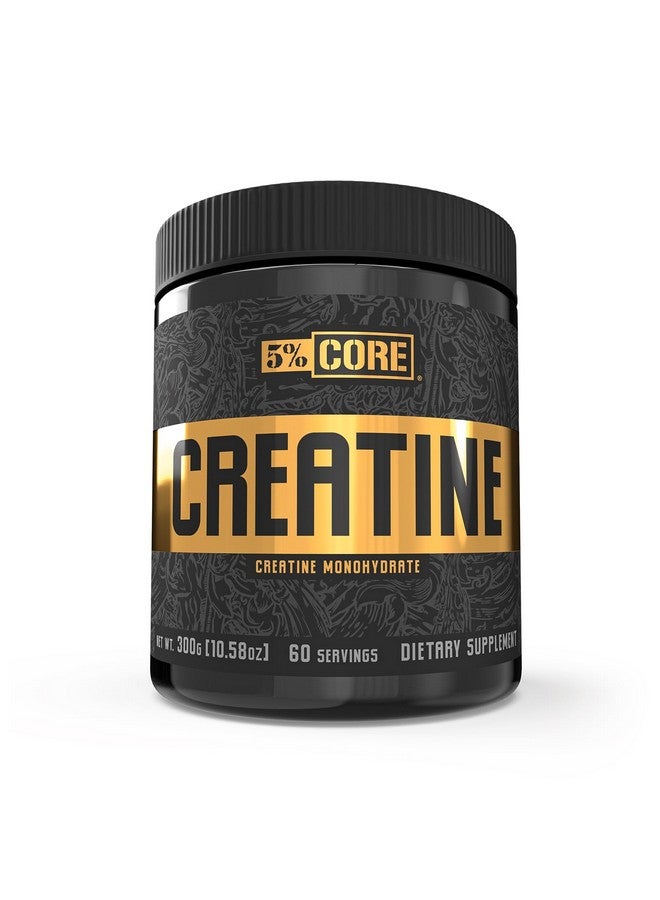 5% Nutrition Core Creatine | Micronized Creatine Monohydrate Powder | 5G, 5000mg, 60 Servings (Unflavored) - Image 1
