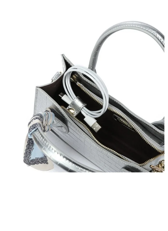 FYOR Metallic Textured Handbag BD 96