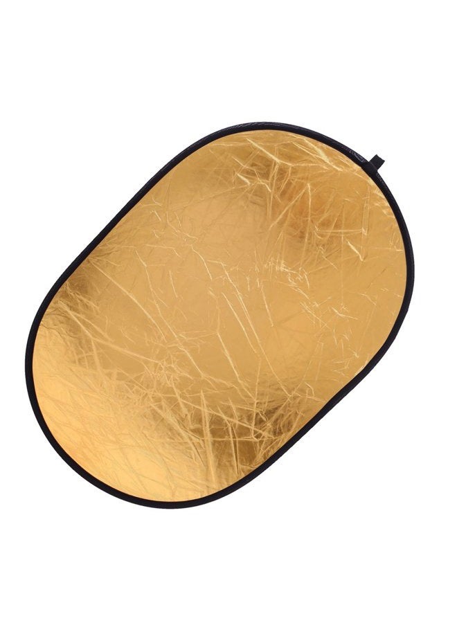 TRUMAGINE Collapsible 5-in-1 Oval Reflector 23"x35" / 60x90cm Multi-Disc Light Reflector - Translucent, Gold, Silver, Black and White - Image 3
