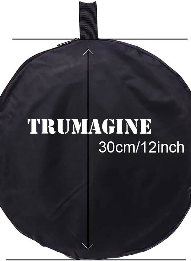 TRUMAGINE Collapsible 5-in-1 Oval Reflector 23"x35" / 60x90cm Multi-Disc Light Reflector - Translucent, Gold, Silver, Black and White - Image 2