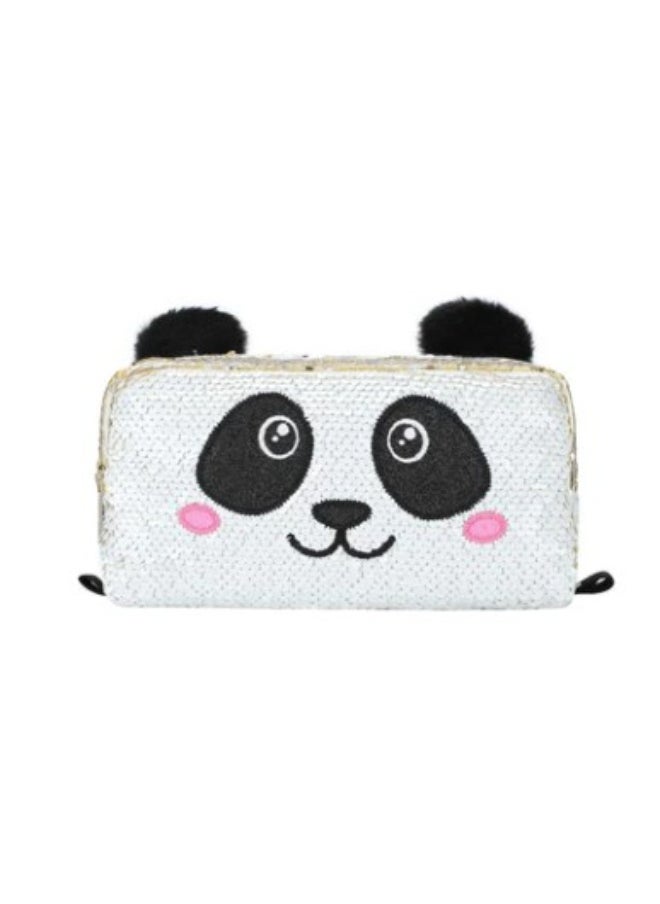 CUBS Panda Sequin Pencil Case  - Image 1