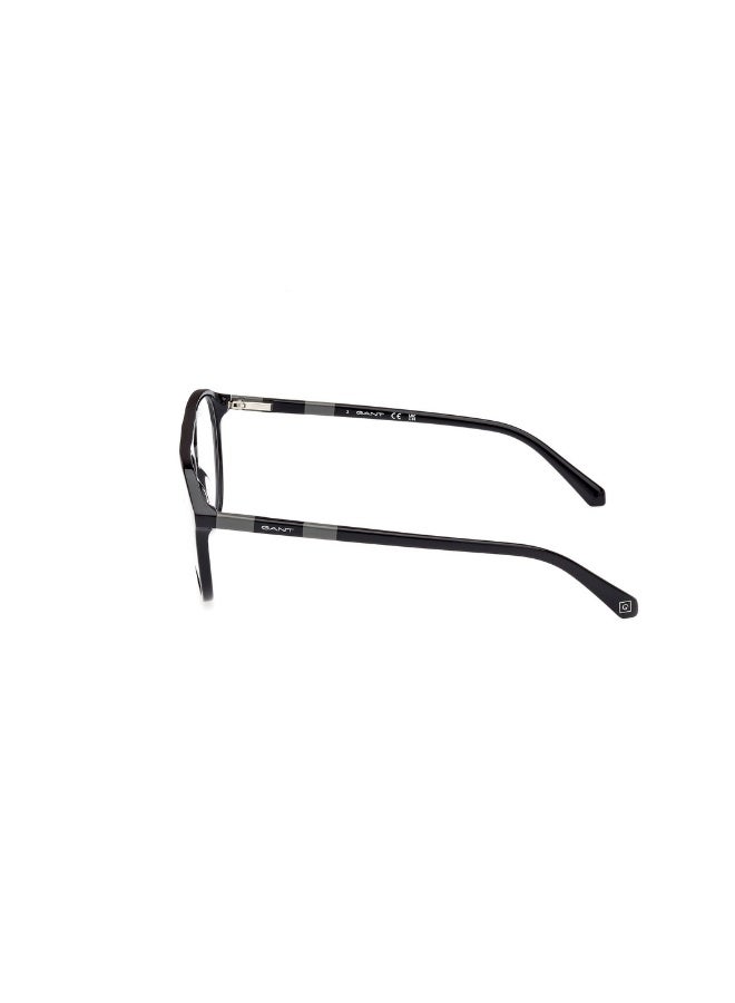 GANT Ga3285 Pilot Acetate Frames For Men Size 53, Shiny Black - Image 2
