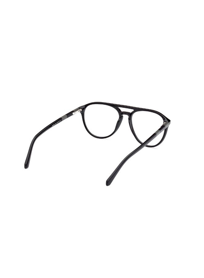 GANT Ga3285 Pilot Acetate Frames For Men Size 53, Shiny Black - Image 5