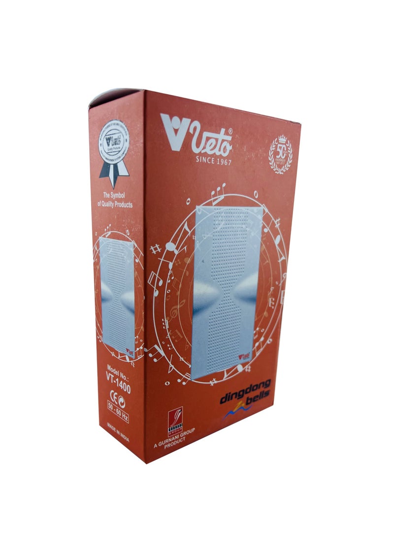 Veto - Veto VT-1400 Wired Dingdong Doorbell - Image 1