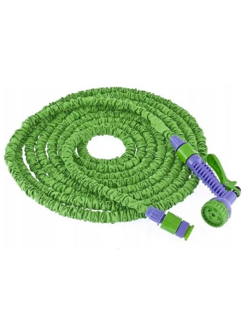PALISAD Reinforced Expandable Hose Watering Set, 7 Gun Modes, Connector (15m) - Image 2