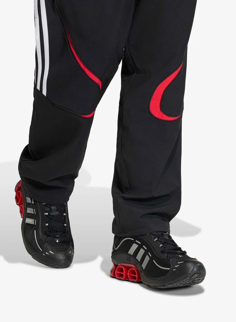 Adidas Originals BLACK/WHITE Adicolor Oversized Trackpants for Men | Best Price UAE