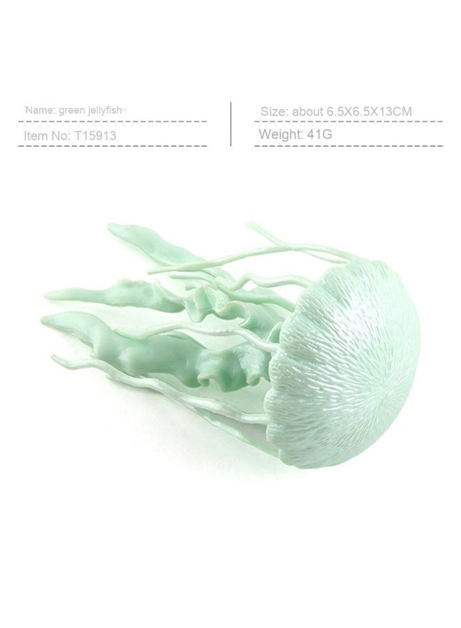 نيبمينينت نموذج قنديل البحر الصناعي من أعماق المحيط - تمثال ثابت للعرض على المكتب