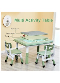 COOLBABY Children's Table and Two Chairs Set with Storage Box 2-in-1 Children's Furniture Learning Table Building Block Game Table - pzsku/ZD357A1B938D41EE0E096Z/45/_/1698235243/06dbbb38-8e69-470e-9c32-1002059e3ec4