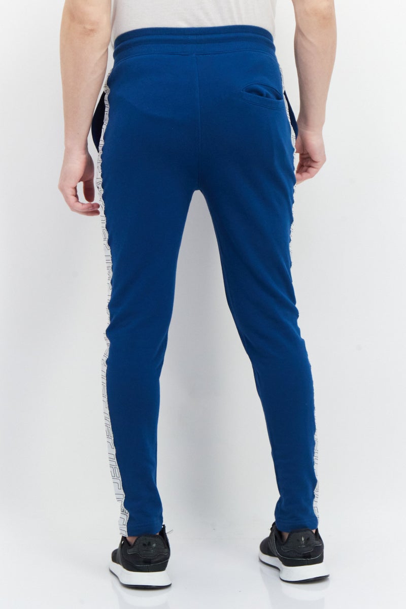 Ufc سروال رياضي للرجال مع حبل سحب، أزرق فيروزي - Image 2