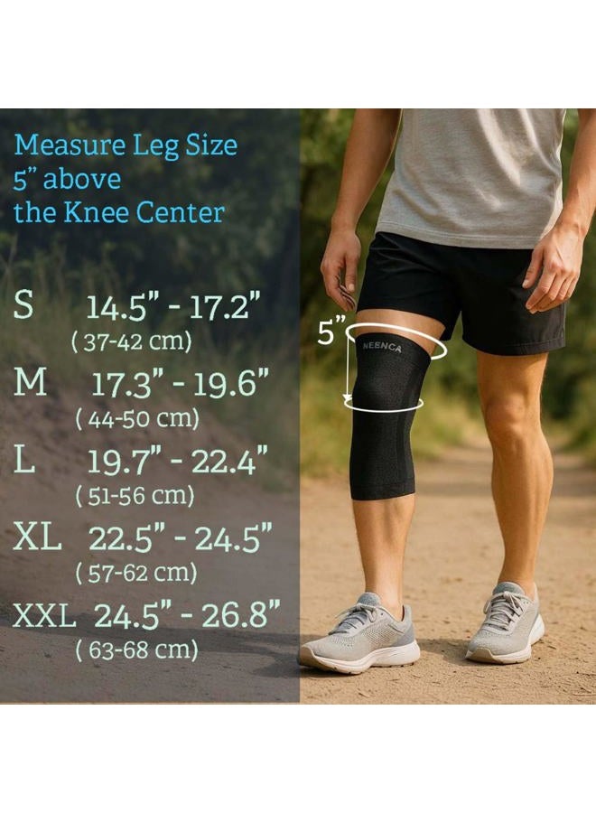NEENCA Knee Sleeve – Knee Braces for Knee Pain, Joint Pain Relief, Swelling, Inflammation Relief, and Circulation, Knee Support for Women and Men - Image 2