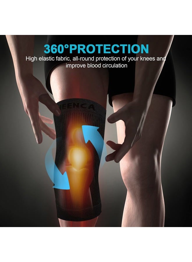 NEENCA Knee Sleeve – Knee Braces for Knee Pain, Joint Pain Relief, Swelling, Inflammation Relief, and Circulation, Knee Support for Women and Men - Image 4