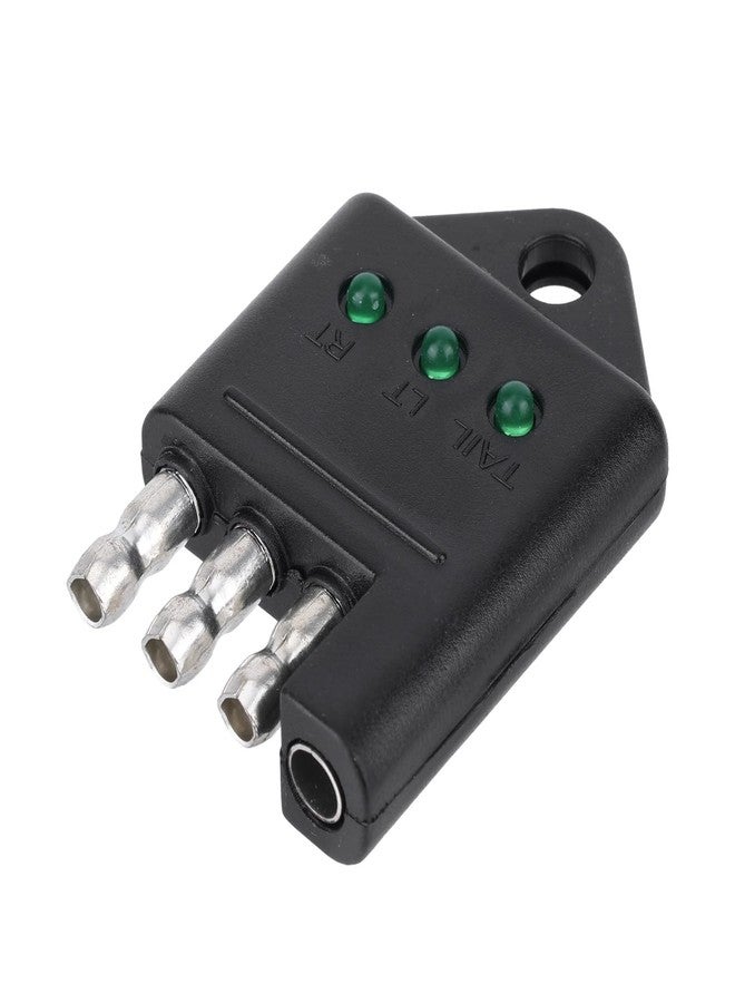 BTFO 4 Pin Trailer Plug Tester, 4-Way Flat Trailer Wiring Tester with LED Indicators for Wire Connector Brake Turn Signal & Tail Lights Quick Troubleshooting Essential Car Accessories Repair Kit - Image 1