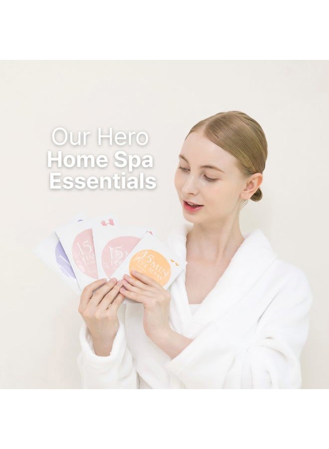 Naisture Spa Kit for Women-Korean Skincare Set Includes home spa essentials like a hair mask, hand and foot masks, eye mask, facial masks. Pamper yourself with 15 MIN PAMPER ME KIT by [] - Image 3