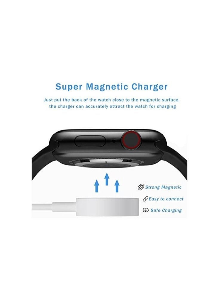 Watch Charger for iWatch Wireless Magnetic Charging Cable Cord Compatible with Apple Watch Series SE 7 6 5 4 3 2 1 - Image 3