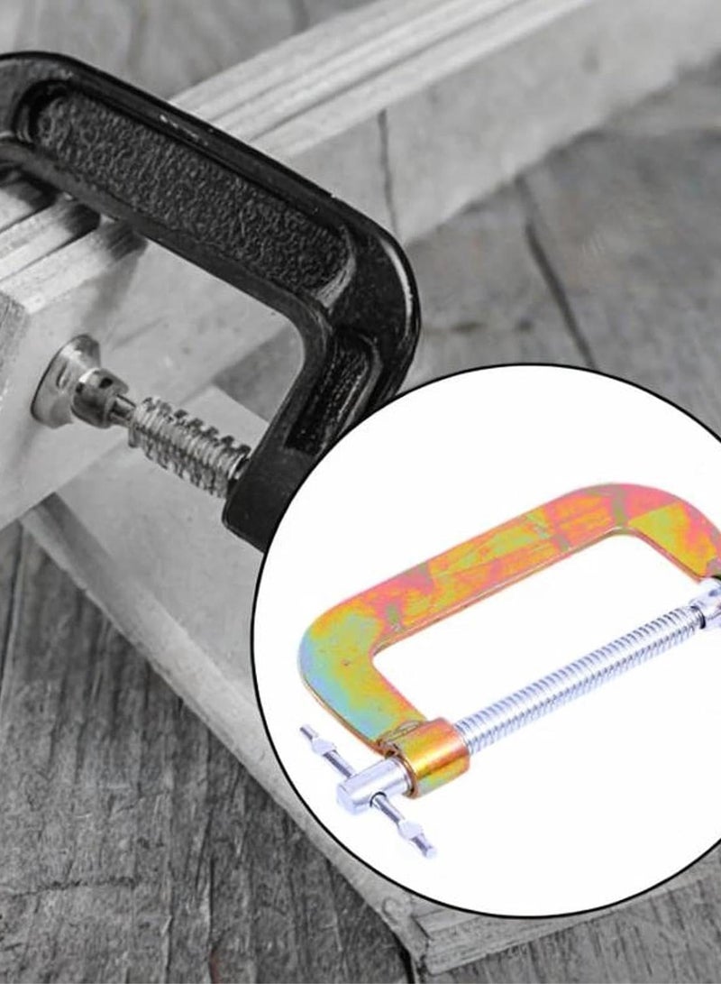 GGOOT G Clamp Fixing Hand Tool Hardware Mini for Workpiece Multifunctional Professional Portable Woodworking Clamp Cabinet Tool, 2 inch  - Image 2